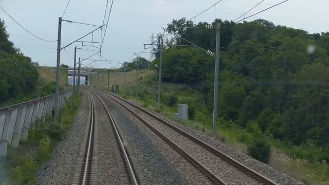 En Cabine TGV De Paris Vers Strasbourg