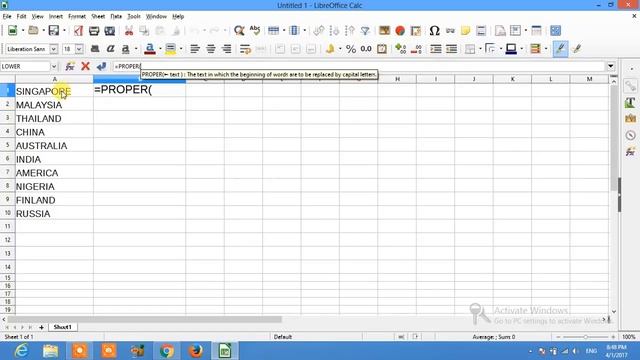 libre office | change all character to proper case смотреть онлайн