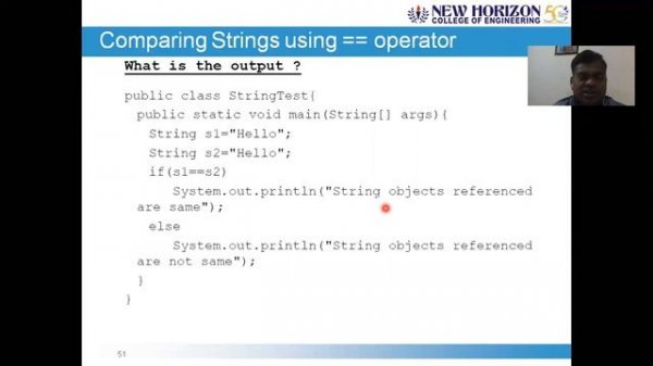 ISE641 - JAVA & J2EE SESSION 7 STRING HANDLING STRING (Module 3)