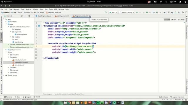 01 - Membuat Aplikasi Quran Menggunakan Library Volley pada Android Studio смотреть онлайн