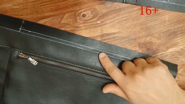 DIY. Как сшить сумку: (Стильная сумка своими руками). Из кожи. STYLISH BAG BY OWN HANDS. смотреть онлайн