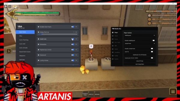 Your Bizzare Adventure Script PASTEBIN 2022 Candy Dupe + Item Farm ROBLOX YBA SCRIPT HACK GUI