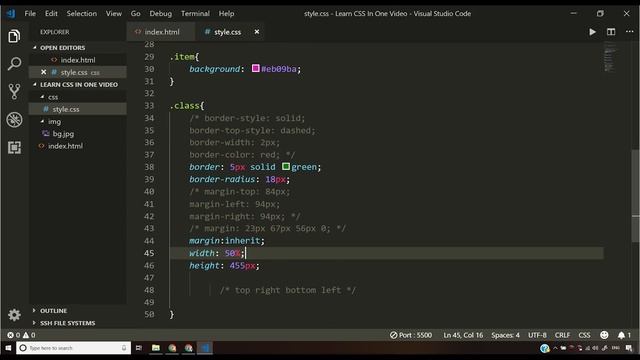 CSS 3 Tutorial For Beginners: Learn CSS In One Video In Hindi смотреть онлайн
