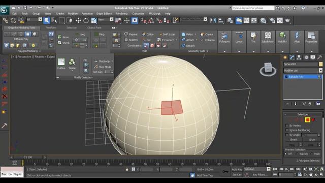 3ds max как выделять через одну || modify Selection смотреть онлайн
