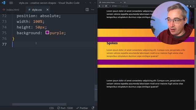 Spice up your site | Easy waves, angles, & other creative shapes with CSS смотреть онлайн