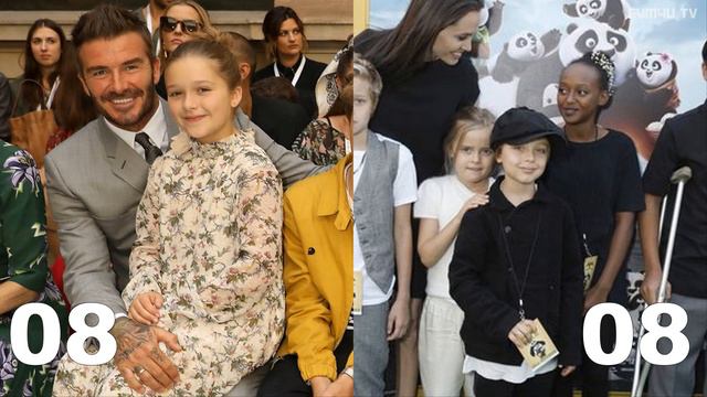 Harper Beckham (David Beckham's Daughter) Vs Vivienne Jolie-Pitt Transformation ★ From 00 To Now