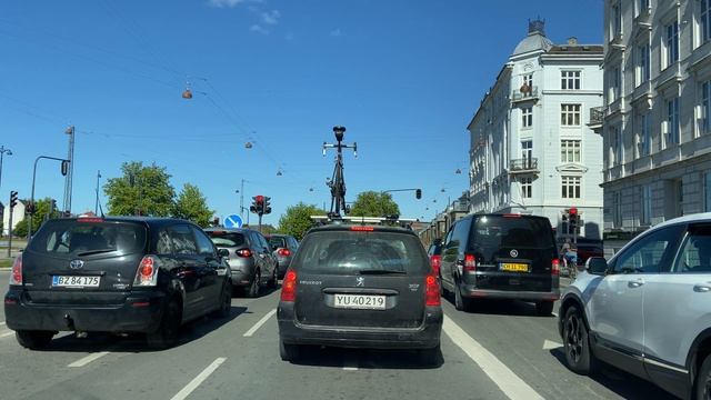 4K Copenhagen part 2 || Denmark ?? || Driving Downtown || DK смотреть онлайн