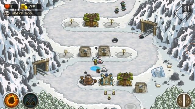 Kingdom Rush - Coldstep Mines (Level 7) Heroic Challenge Hard/Veteran Difficulty Walkthrough смотреть онлайн