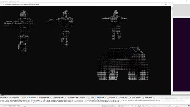 3D animation In C++ using ASCII chars ??! смотреть онлайн