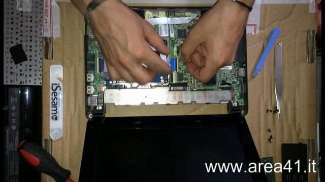 ASUS eeepc 1005HA - Disassembly смотреть онлайн