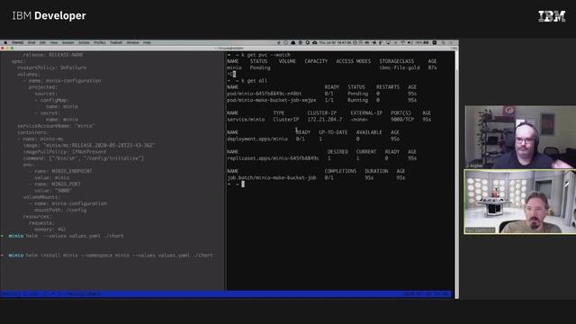Paul and JJ get Minio working on IBM Cloud's Kubernetes Service смотреть онлайн