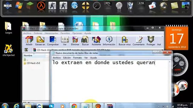 Tutorial de como descargar CD-HACK v5.0 para CS 1.6 No Steam смотреть онлайн