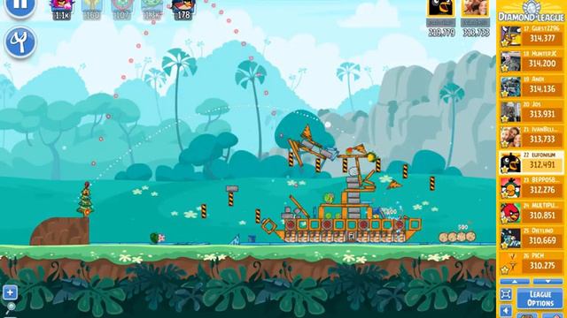 Angry Birds Friends tournament, week 308/3, level 5 смотреть онлайн