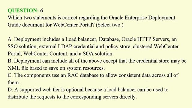 1Z0-430 Exam - Oracle WebCenter Portal Test 11.1.1.8 Essentials Questions смотреть онлайн