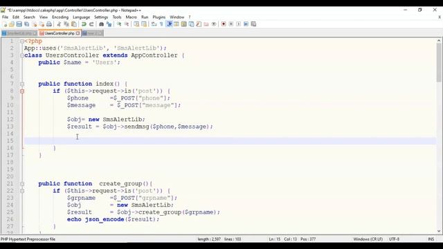 Cake PHP 2 SMS Integration and OTP Verification смотреть онлайн