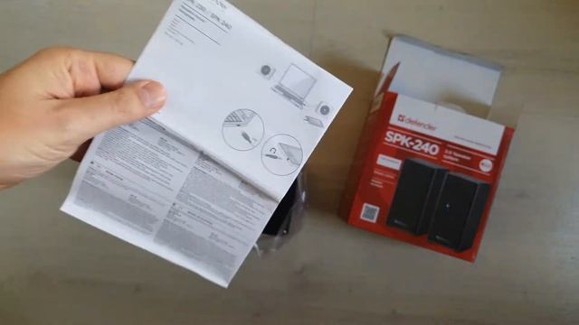 Defender SPK-240 Hangszórópár Kicsomagolás (unboxing) | Defendershop.hu