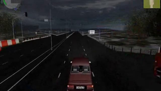 City Car Driving ГАЗ 3110 дрифт, дорога в деревню