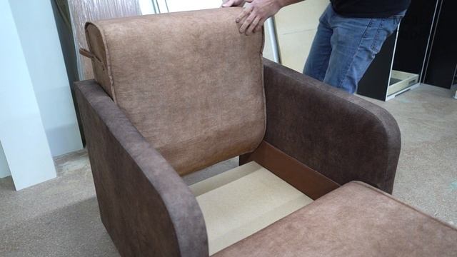 Кресло-кровать по акции Ольга с мягкими подлокотниками смотреть онлайн