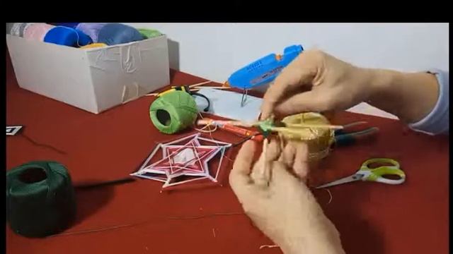 ✡☯ Как плести мандалу из 3х палочек?✡☯ смотреть онлайн