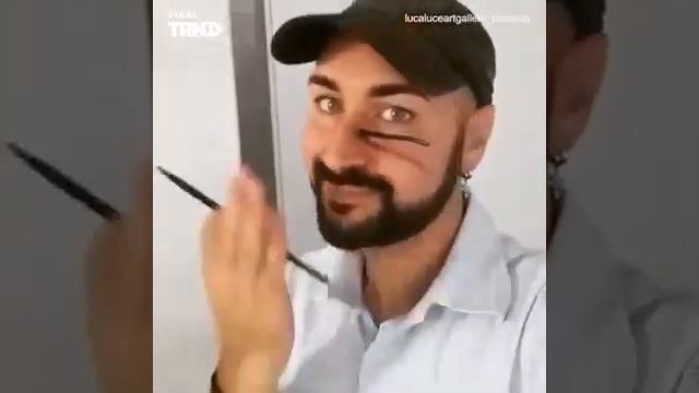 Оооочень круто!!!Фантастический 3D макияж смотреть онлайн