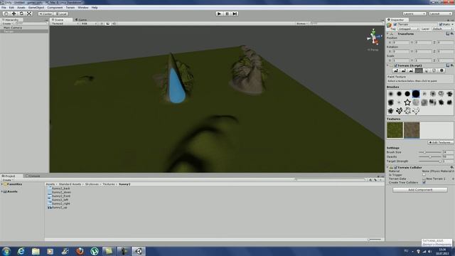 Как работать с программой Unity3D урок 1-освоение