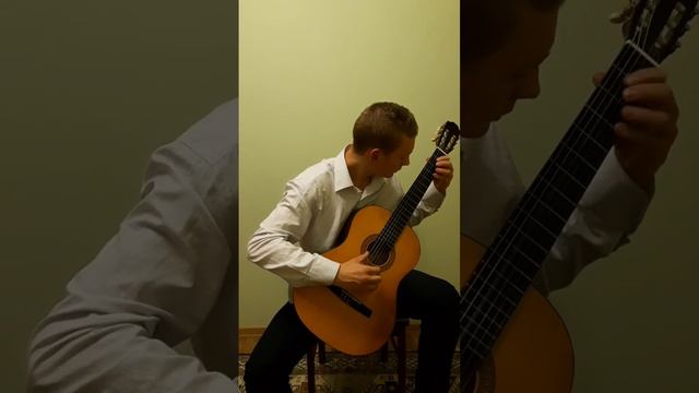 Тёмная ночь на гитаре смотреть онлайн