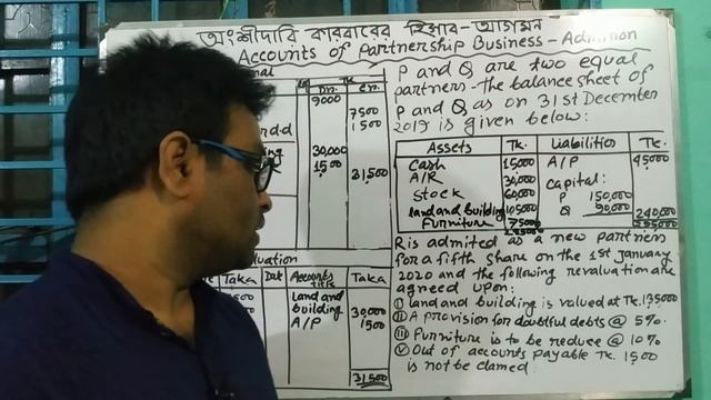 Accounts of Partnership Business -Admission(অংশীদারি কারবারের হিসাব -আগমন). смотреть онлайн