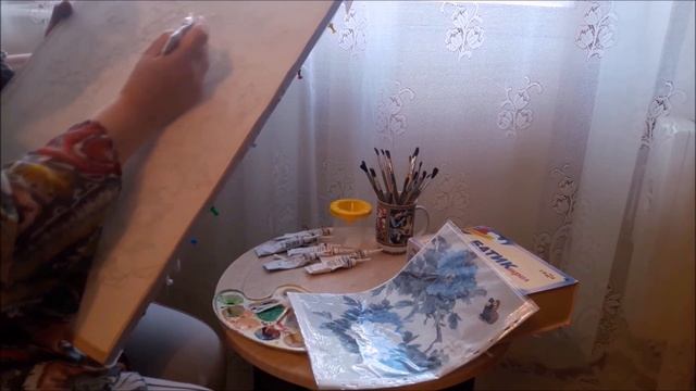 мастер класс по батику Елены Носиковой  (часть2)