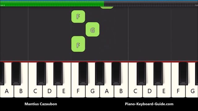 How to Play Melody of The Scientist by Coldplay on Piano with Right Hand смотреть онлайн
