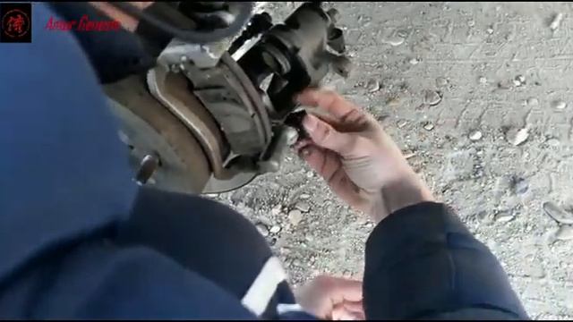 Toyota Chaser. Ремонт и обслуживание суппортов. смотреть онлайн