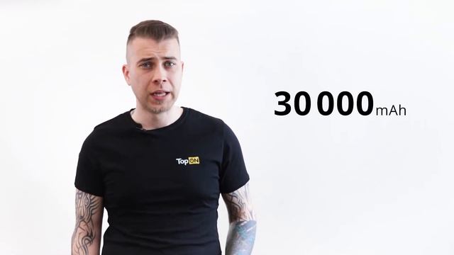 Обзор TopON TOP-MAX2 30000mAh, Type-C PD 18W, Smart USB QC3.0 18W, 2 USB 12W, подставка