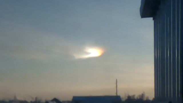 Аномальное явление 09.01.2018 Светящееся облако смотреть онлайн