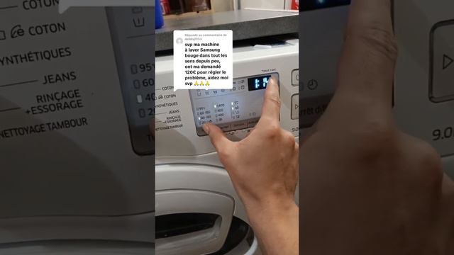 calibrage machine a laver Samsung #lavelinge #reparations смотреть онлайн