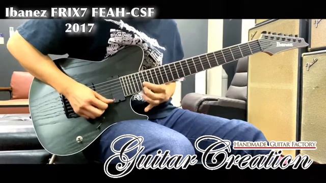 Ibanez Iron Label FRIX7 FEAH-CSF 2017年製【Charcoal Stained Flat】"Light Weight" 3.11kg смотреть онлайн