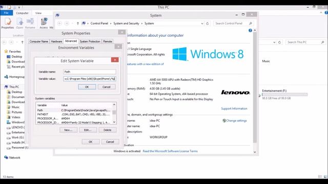 Setting Java Environment Variable смотреть онлайн