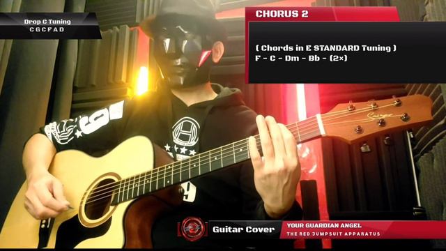 Your Guardian Angel - The Red Jumpsuit Apparatus | EZEJaM | Guitar Cover | Drop C Tuning смотреть онлайн