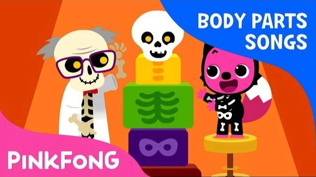 Bones - Click Clack Bones | Body Parts Songs | Pinkfong Songs for Children смотреть онлайн