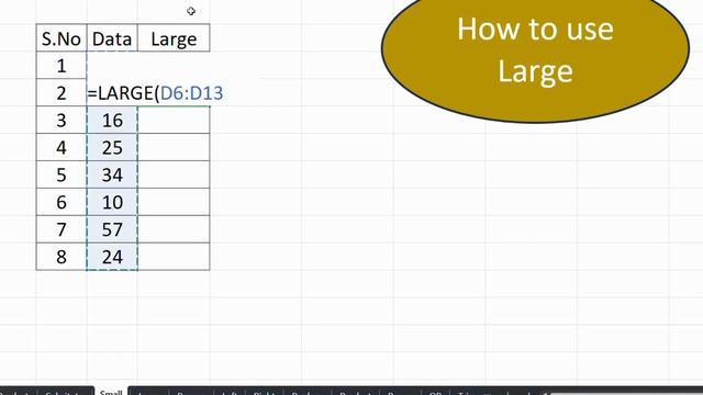 Excel's LARGE & In Charge: Dominating Data Analysis смотреть онлайн