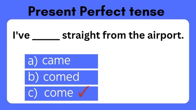 Present Perfect Tense Quiz || Test Yourself ~Total Questions 40~ You can score 40/40. смотреть онлайн