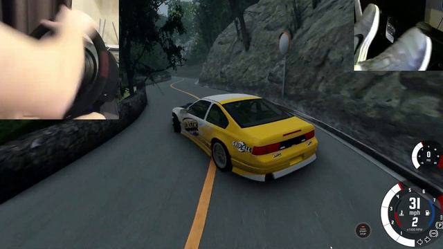 Beamng drive drift Thrustmaster t300 ferrari alcantara edition experience смотреть онлайн