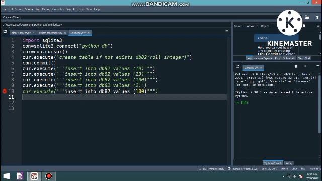 How do you create a database in Python? смотреть онлайн