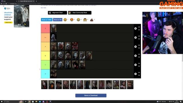 TIER LIST KILLER AGGIORNATA AL MERCANTE DI TESCHI смотреть онлайн