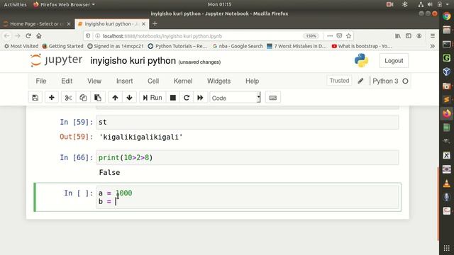 9. KinyaRwanda+English (Python Programming) operators смотреть онлайн