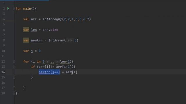 Remove Duplicate Array Element | Coding Interview Questions | Kotlin смотреть онлайн