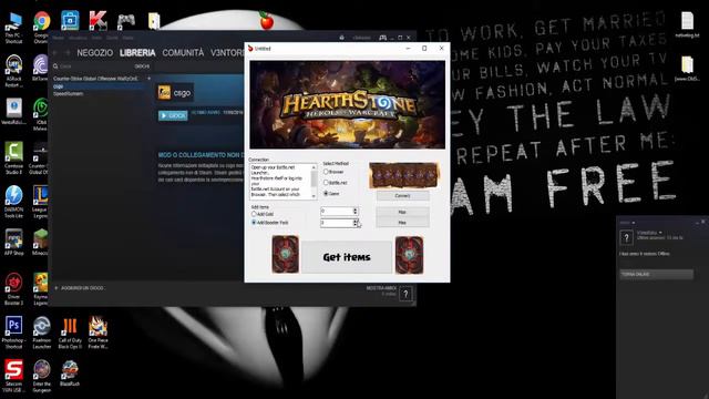 HEARTHSTONE HACK WORKING смотреть онлайн