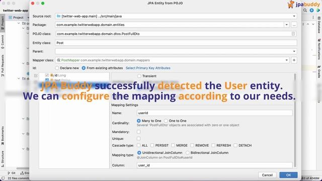 Create JPA entities based on POJOs | JPA Buddy смотреть онлайн