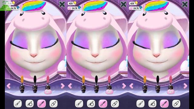 My Talking Angela - Halloween - Magical New Unicorn Onesie! Great Makeover 2017 смотреть онлайн