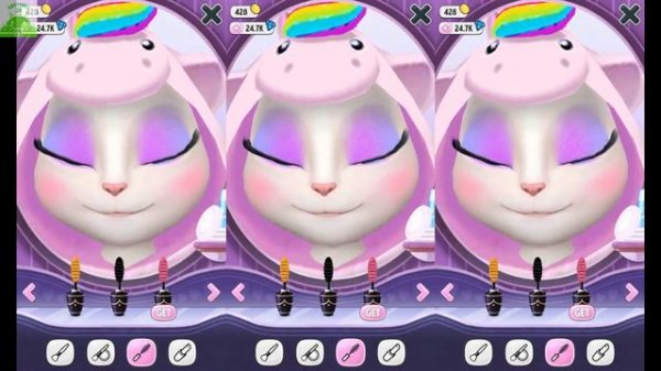 My Talking Angela - Halloween - Magical New Unicorn Onesie! Great Makeover 2017