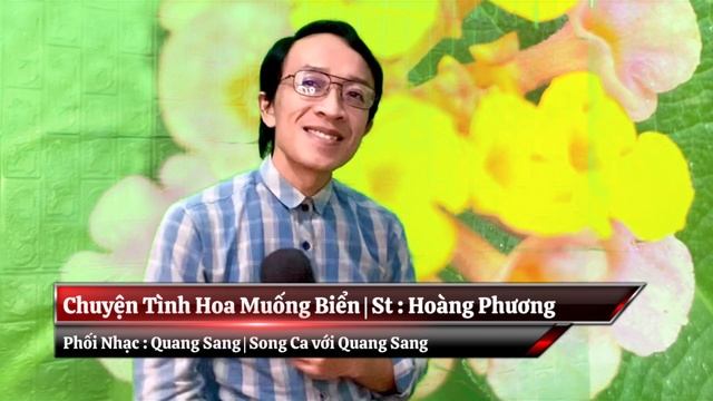 Chuyện Tình Hoa Muống Biển | karaoke Thiếu giọng nữ | Song ca với Quang Sang смотреть онлайн