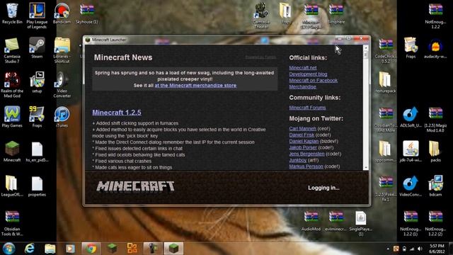Minecraft Optifine 1.2.5